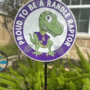 NEW Randle Raptor Yard Sign